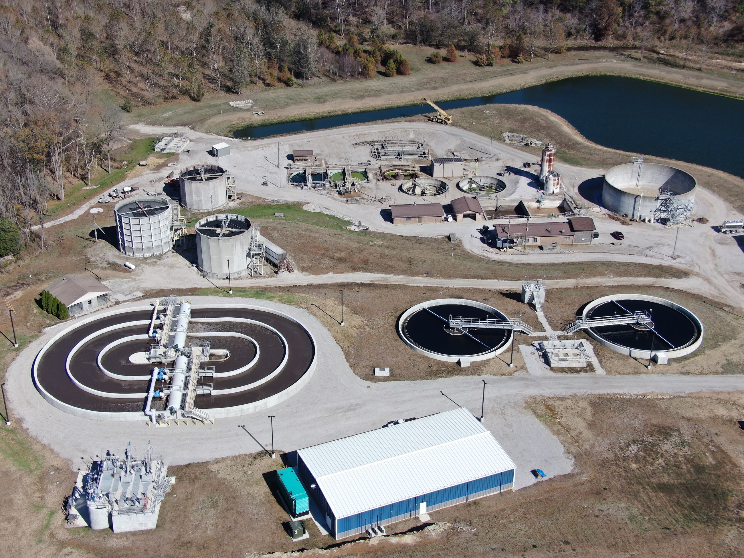 Ariel Image of WWTP